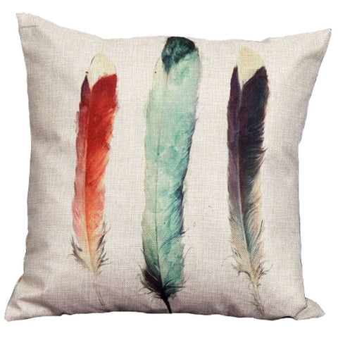 Covered by His feathers Pillow Covers