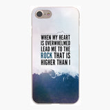 Bible Verse Hard Transparent Case for iPhone