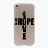 Bible Verse Hard Transparent Case for iPhone