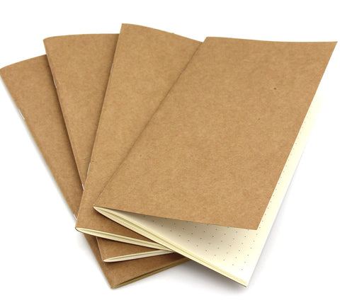 Leather Journal Note Book Refills - Size A5 Compatible (3 Pack)