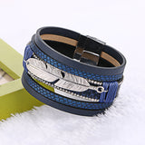 Covered by His Feathers Multilayer Bracelet