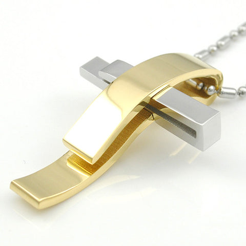 Mens Classic Fashion Luxury Cross Necklace