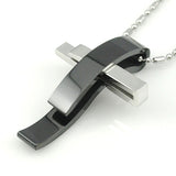 Mens Classic Fashion Luxury Cross Necklace