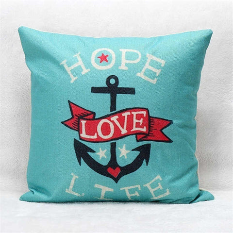 Hope as an Anchor Hebrews 6:19 Pillow Covers