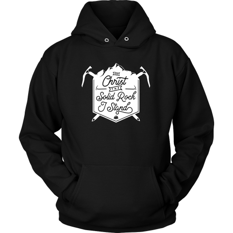 Mens Solid Rock Hoodie