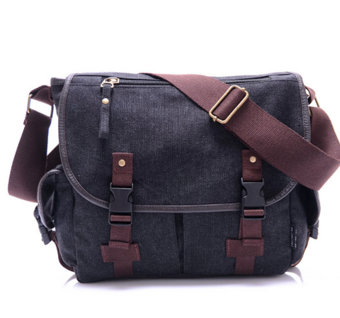 Men's Canvas Bible Messenger Bag