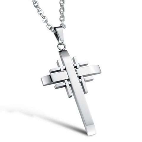 Pendant Designer Cross Necklace - 3 Style Options