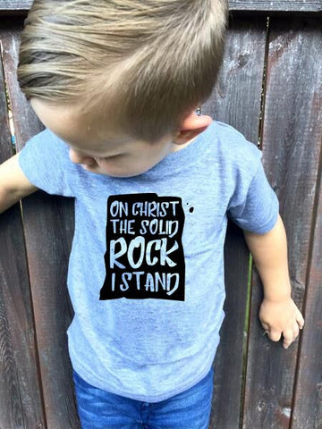 Child's "Christ The Solid Rock" T-Shirt