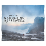 "Bind My Wandering Heart to Thee" Fleece Blanket