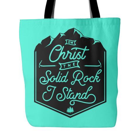 Christ the Solid Rock Tote Bag