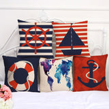 18" Pillow Covers, Hope Anchor, Go out in the World, Ship