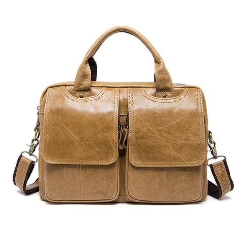 Luxury Vintage Cowhide Messenger Crossbody Bag – ChristFirstShop.com