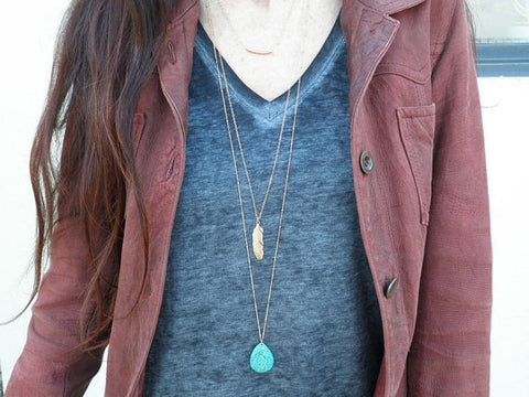Covered by His Feathers Pendant Necklace