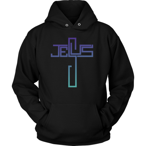 Men or Women's Retro Jesus Cross Hoodie