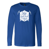 "Christ the Solid Rock" Mens Long Sleeve Shirt