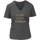 Glory Glory Hallelujah Women's V-neck T-shirt