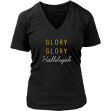 Glory Glory Hallelujah Women's V-neck T-shirt
